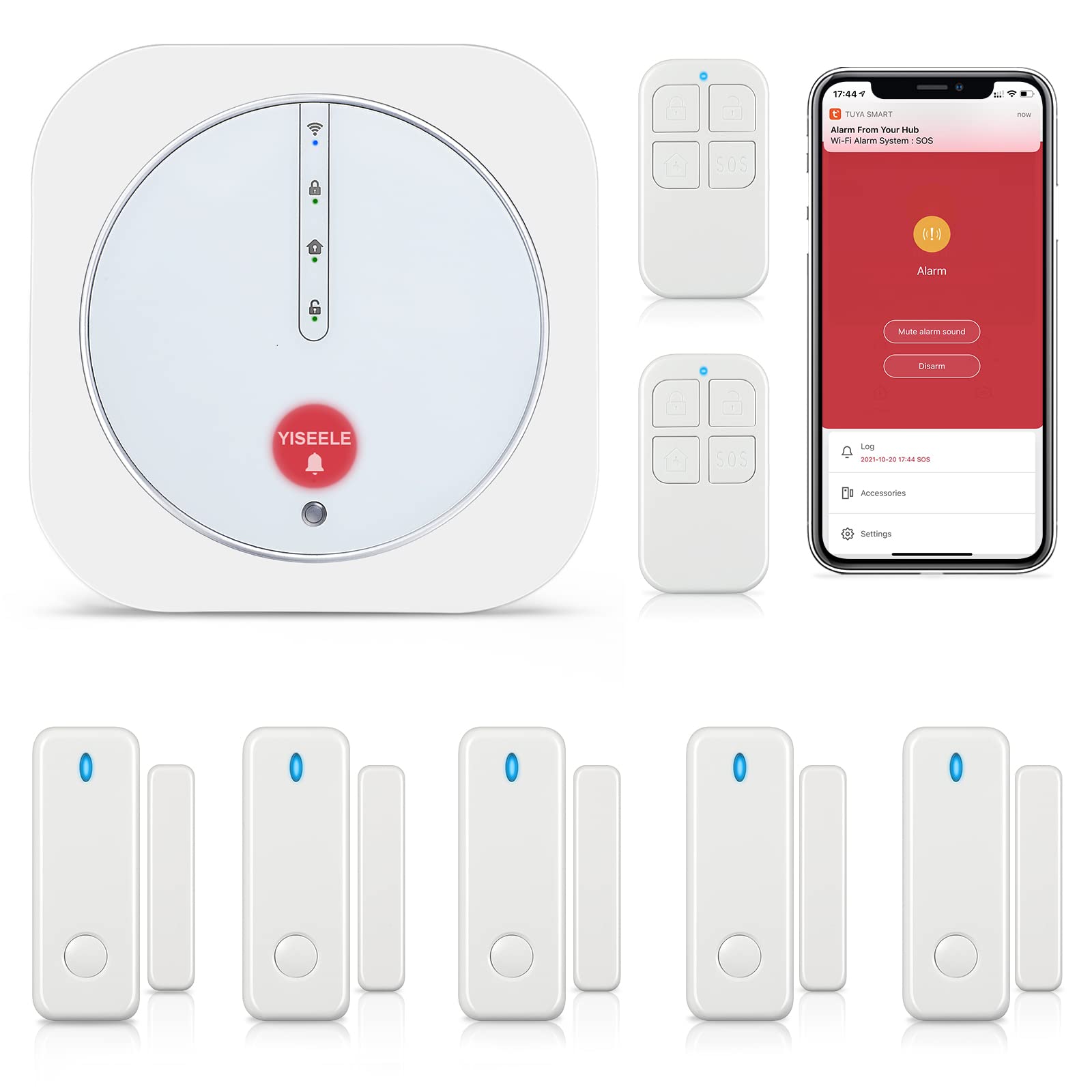 Alarma YISEELE: Seguridad Inteligente y Accesible para tu Hogar