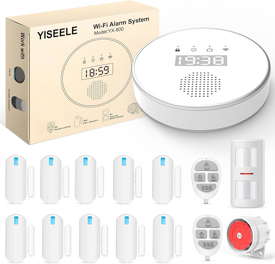Alarma YISEELE: Seguridad Inteligente y Accesible para Todos los Hogares